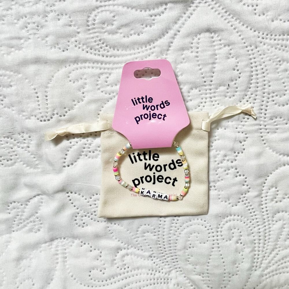 NEW Little Words Project Karma Friendship Bracelet - Picture 2 of 4